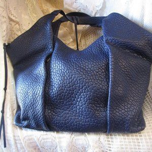 New Vince Camuto Handbag Leather  indigo Large tote